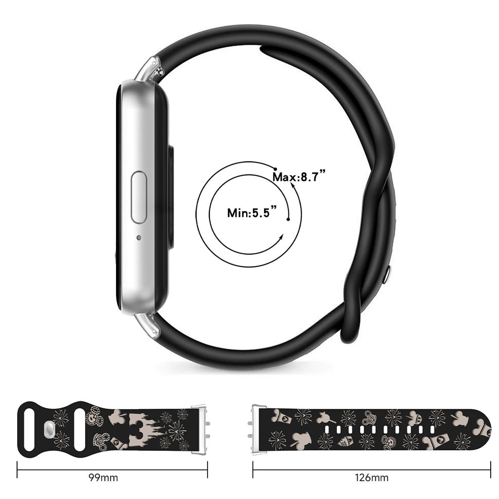 Engraved Silicone Strap for Samsung Galaxy Fit 3 Soft TPU Wristband for Samsung Galaxy Fit 3 Smart Watch Bracelet Belt