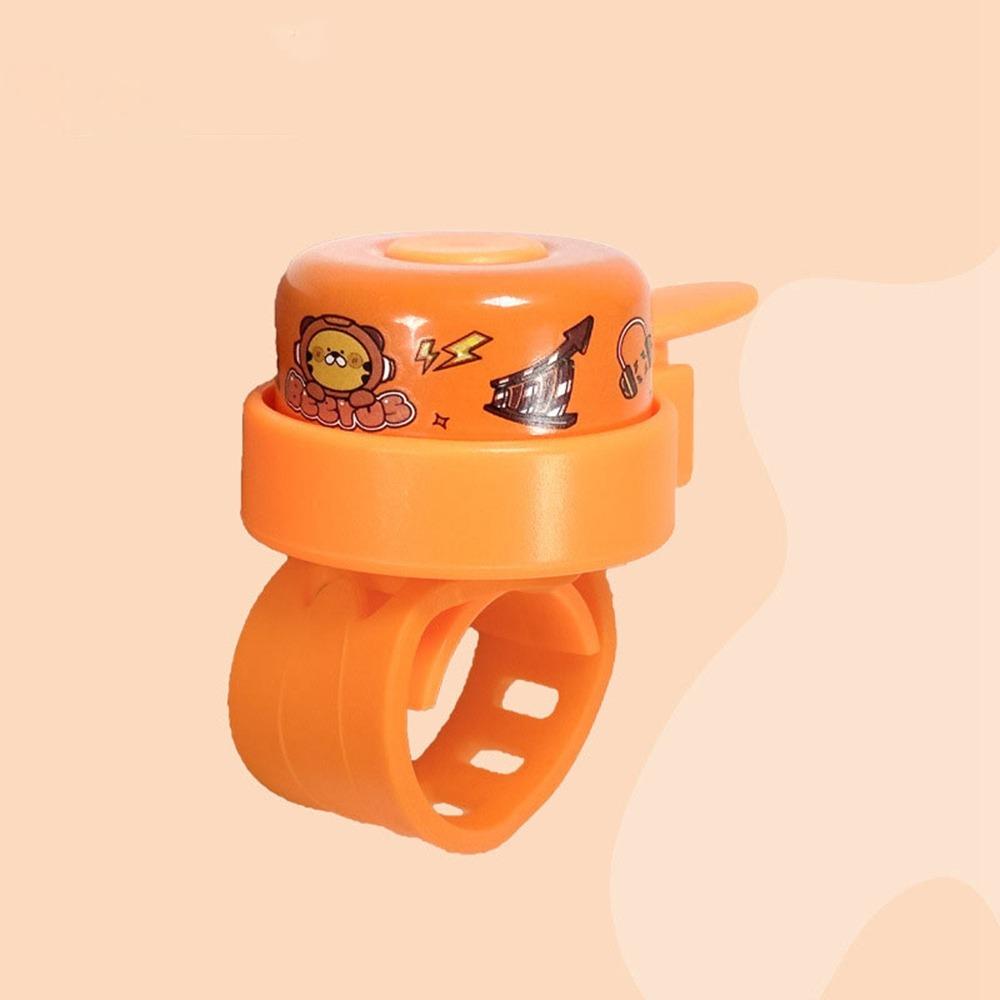 Многоцветный велосипедный звонок для скутера 3,5*2,6 см с рисунком велосипеда, напечатанный для руля велосипеда, аксессуары