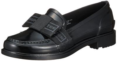 Рафинированные лоферы для женщин Refined Bow Gross Penny Size 2A, черные, 22.0 см,