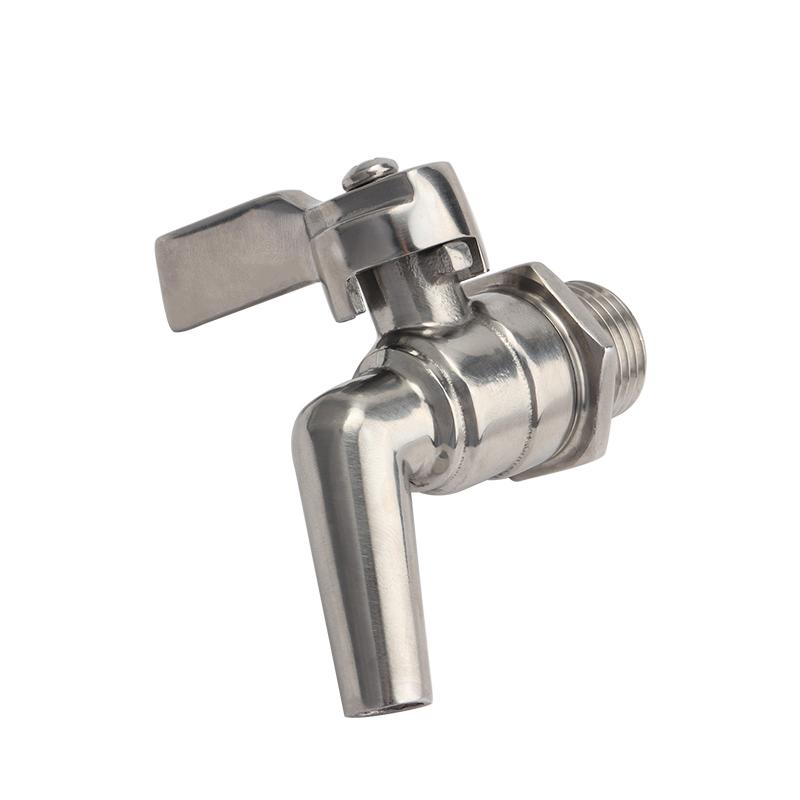 Нержавеющая сталь Пивной 1/2" Кран-дозатор 200PSI Для домашнего пивоварения Бочка Ферментер Вино Пиво Напитки Сок Диспенсер Кран Кеги для напитков