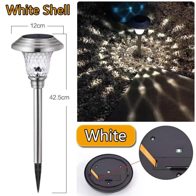 Солнечный светодиодный садовый светильник, уличный яркий свет до 12 часов, водонепроницаемая лампа на солнечной энергии, домашний сад, декор для коттеджа