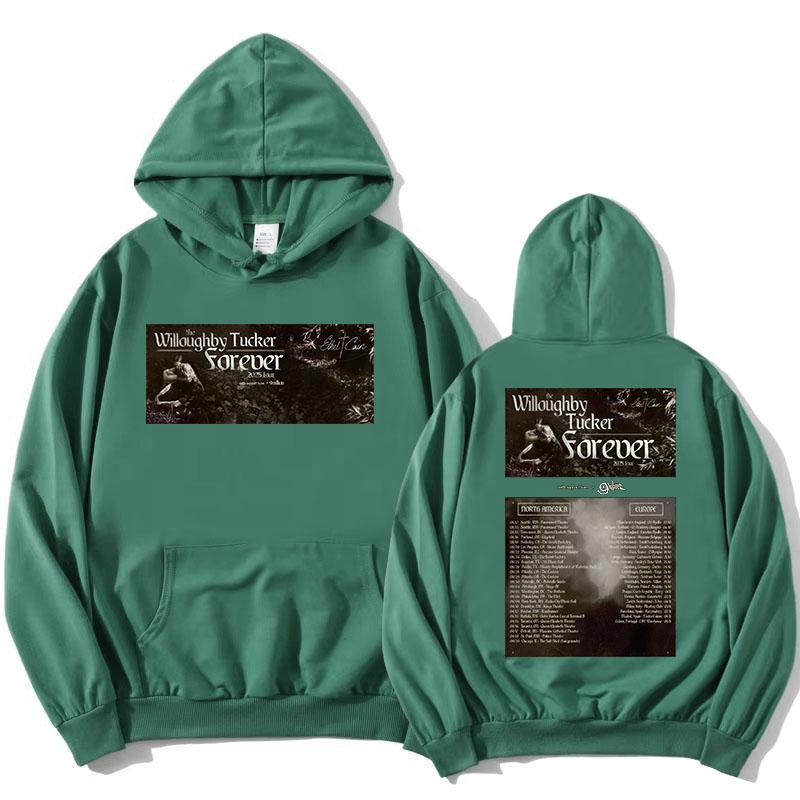 ETHEL CAIN Willoughby Tucker Forever Tour Толстовки Повседневный флис Осенние Теплые Толстовки Длинный Рукав Женские с Капюшоном