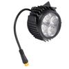 3 Pin Male Connector Electric Scooter Headlight for KukirinG2Pro/G2Max Night Riding