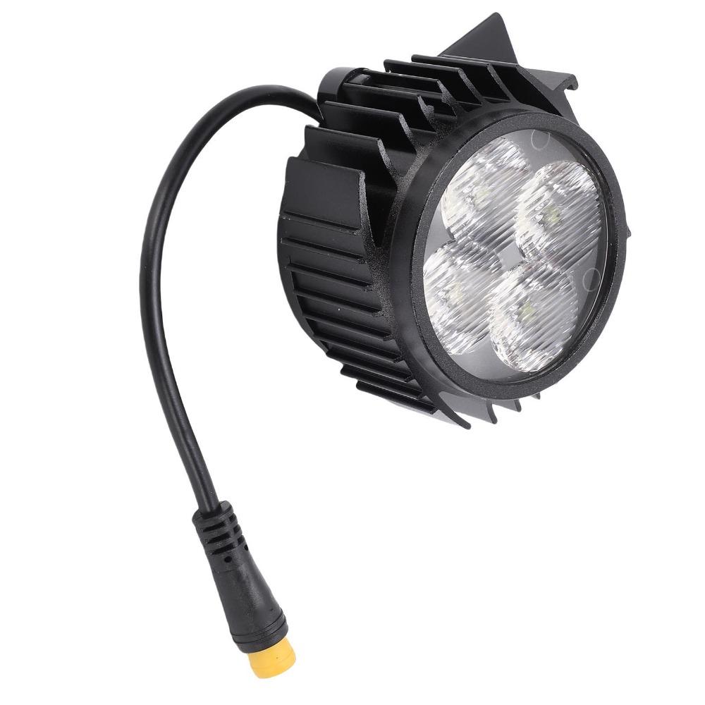 3 Pin Male Connector Electric Scooter Headlight for KukirinG2Pro/G2Max Night Riding