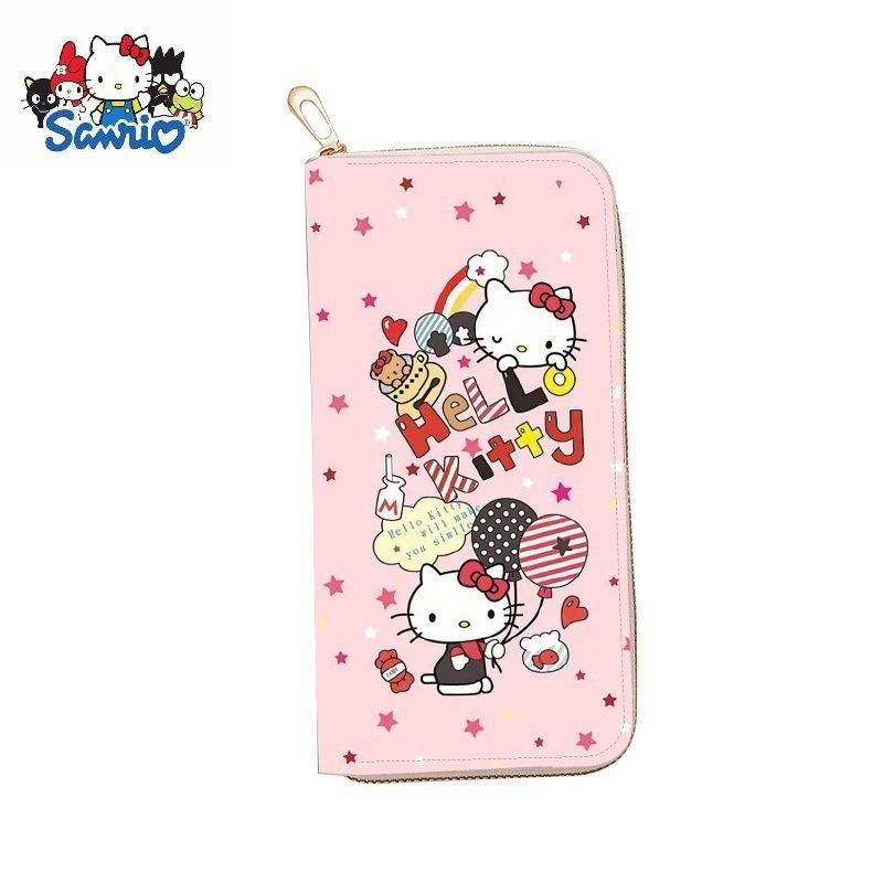 New Cute Cartoon Kt Cat Change Bag Children's Student Zipper Card Cover Bag Kitty Cat Fashion Applicable Small