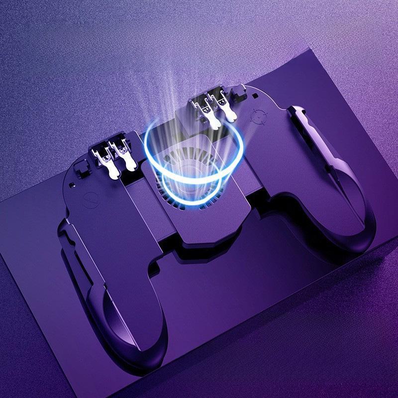 Портативная многофункциональная игровая ручка H9 на шесть пальцев с теплоотводом