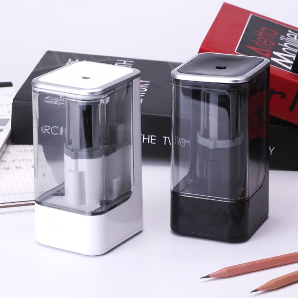 Автоматическая электрическая точилка, настольная точилка для карандашей, резак, школьные канцелярские принадлежности