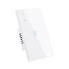 ATECH 4 Gang 2-Way Smart Touch Panel Tempered Glass Wall Switches IP22 WiFi with Smart Life & for App Remote Control