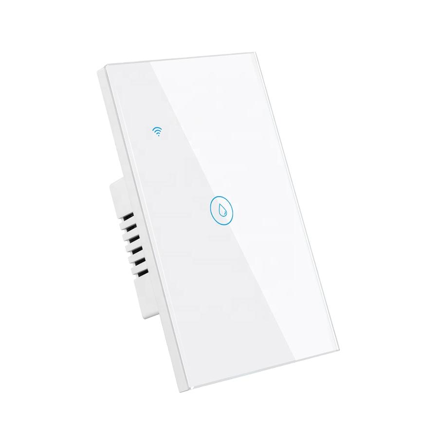 ATECH 4 Gang 2-Way Smart Touch Panel Tempered Glass Wall Switches IP22 WiFi with Smart Life & for App Remote Control