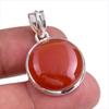 Натуральный Красный Оникс Драгоценный камень Ручной работы 925 Стерлинговое серебро Ювелирная подвеска 1,50'' R5B97