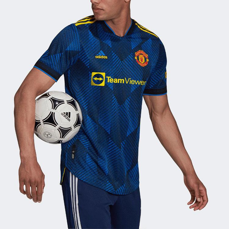 adidas Мужская синяя футбольная форма Манчестер Юнайтед GM4617