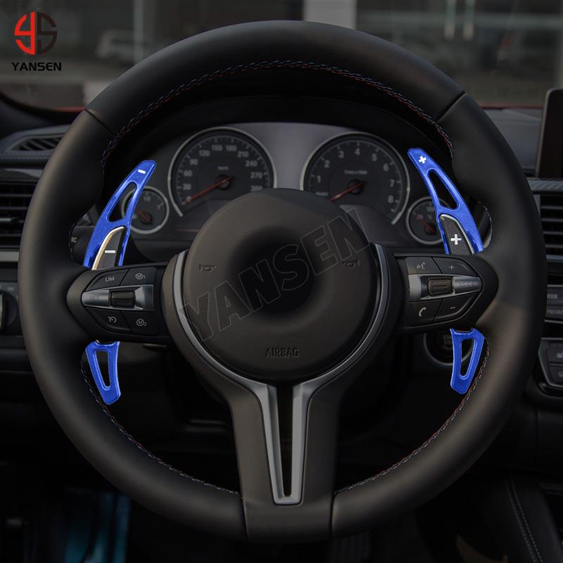 2pcs/lot ABS Car Steering Wheel Paddle Shifter For BMW M2 F87 M3 F80 M4 F82 M6 X5M X6M 2016 2017 Accessories