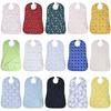 Washable Elderly Eating Bib Waterproof Adult Bib Clothing Protectors for Elderly  Nursing Home Use