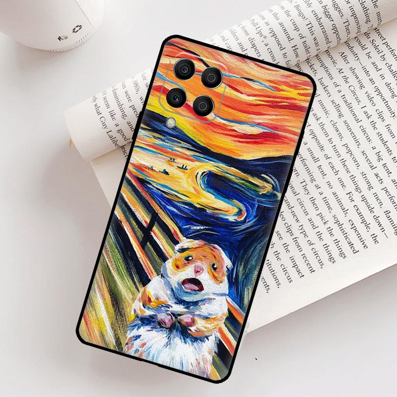 Художественный чехол с хомяком для Samsung Galaxy M12 M56 M06 M32 M52 M35 M55 M15 M11 M13 M14 M16 M36 M31 M53 M34 M54