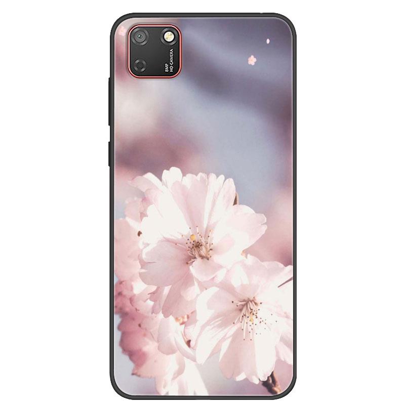 For Huawei Y5P Case Black Bumper Silicone TPU Soft Phone Cover For Huawei Y5P 2020 DRA-LX9 Y5 P Case Cartoon Fundas Y 5P
