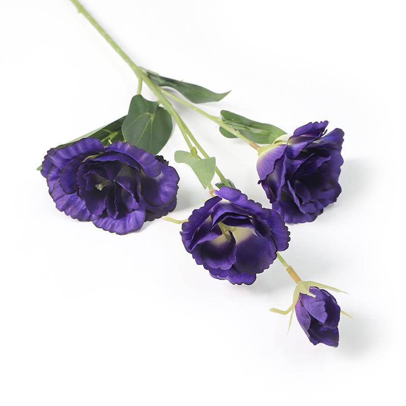 70СМ 4 Головки Шелковый Искусственный Цветок Эустомы Букет Длинный Стебель Искусственный Цветок для DIY Свадебная Вечеринка Центральный Декор Домашний Декор