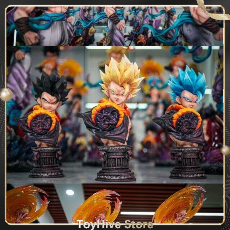 JT Dragon Ball Статуя Гоготы Три Варианта Головы Аниме Фигурка Модель Настольное Украшение Коллекционная Фигурка Подарок Для Коллекционеров