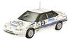Scale Subaru Legacy Speed Record Car Finished Model LA-X 1/43 100,000km No. 2, White,