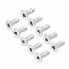 Flat Head Machine Screws, Internal Hex Socket Screws, 304 Stainless Steel Fastener Bolts, M3x8mm, 40pcs