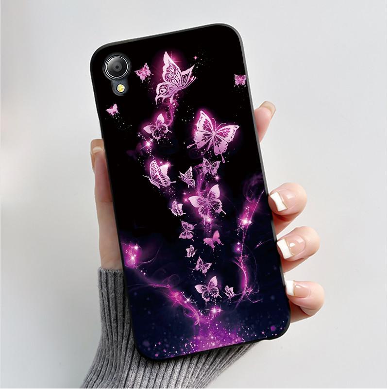 For Asus ZenFone Live L1 L2 ZA550KL Soft Case Fashion Butterfly Flower Black Silicone Phone Casing Asus X00RD ZA550KL Back Cover