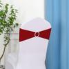 10Pcs Chair Back Flower Elastic Wrinkle-Resistant Chair Cover No-tie Chair Back Sleeve Hotels Weddings Decor