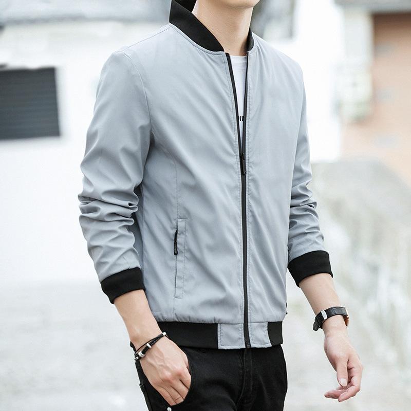 Мужская корейская куртка Весенне-осенняя одежда Новая молодежная бейсбольная одежда Повседневная универсальная куртка большого размера Мужской трендовый топ