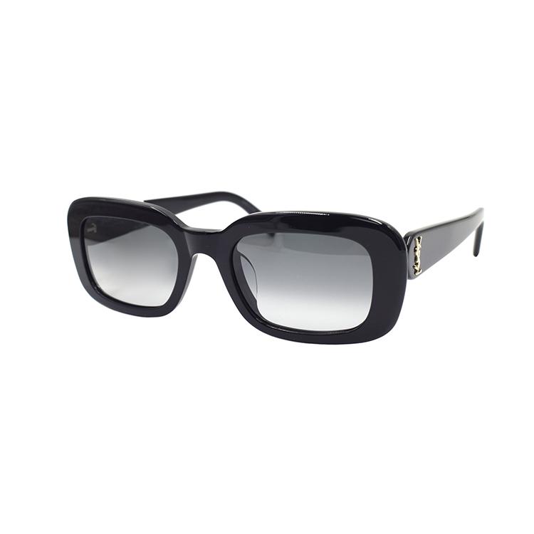 Saint Laurent Letter Interwoven Series Vintage Soft Rectangle Optical Glasses Women glasses SLM130/F-002