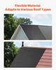 Roll Roofing, 15 x 25 ft, 45 mil EPDM Rubber Roofing, Long Lifespan & Weather-resistant, Withstands Harsh Temperatures, Flexible & Easy Installation,