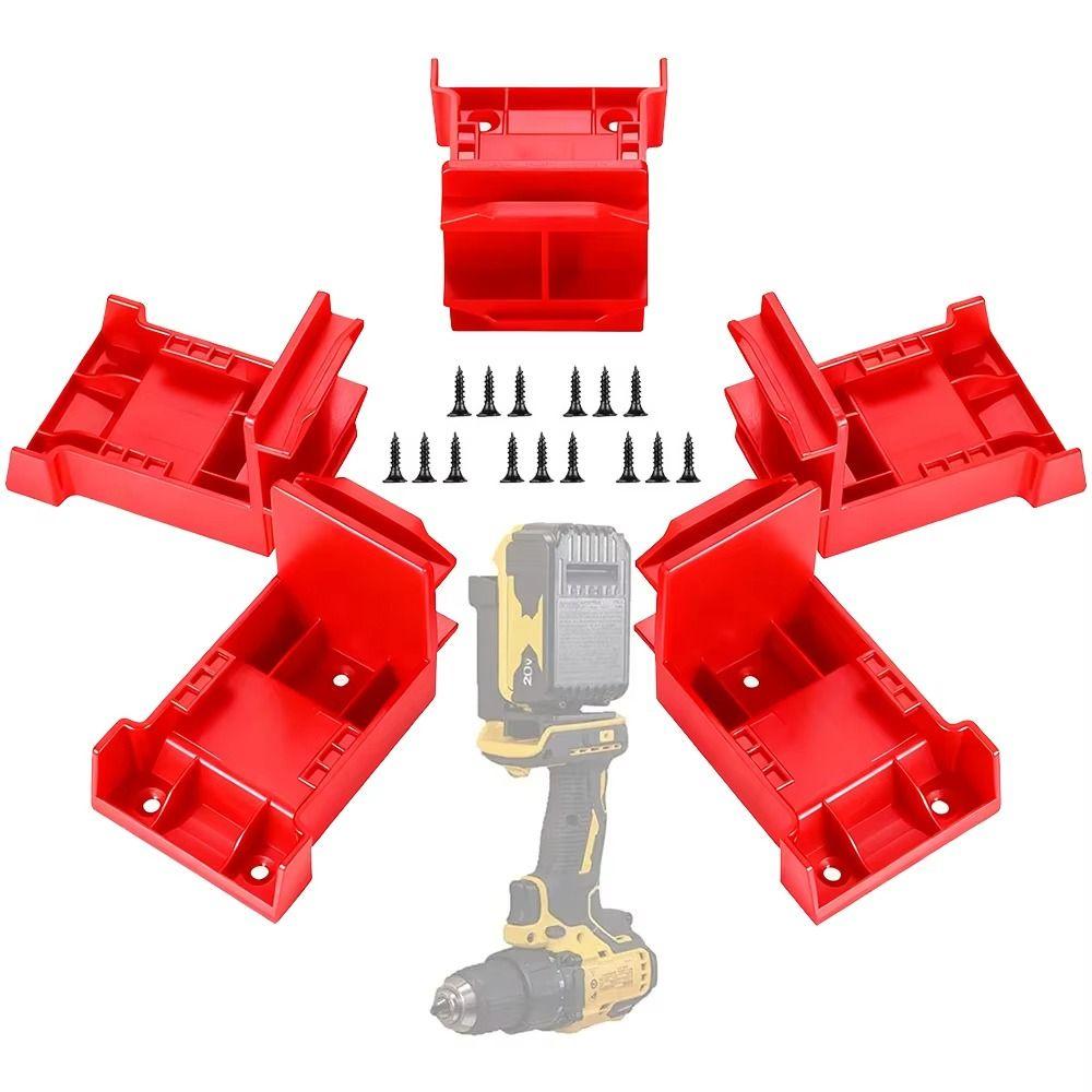 1/5PCS Mount Hanger Stand Power Tool Holders Dock Holder Battery Holder for Milwaukee M18 Battery