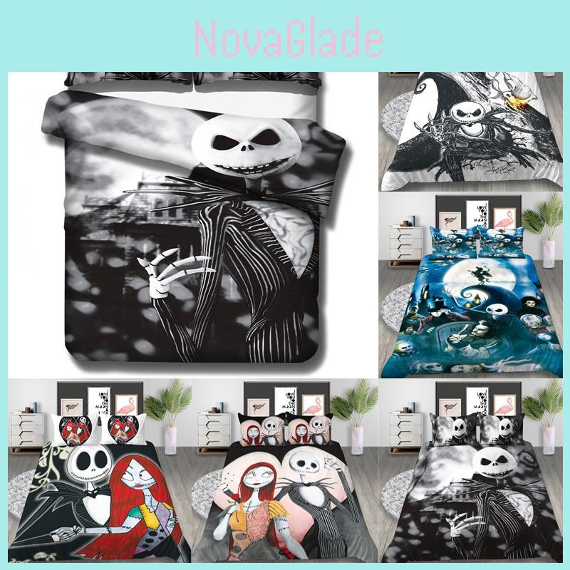 Charming The Nightmare Before Christmas Duvet Cover And Pillowcase Set For Any Room