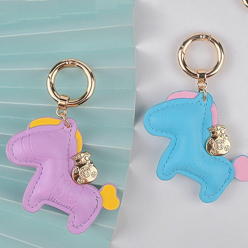 ПУ кожа ПУ лошадь брелок для переноски денег карман сумка подвеска ПУ кожа вешалка для мужчин