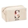 Trousse Multifonction Samira Lettre Fleur Cadeau Anniversaire Noël Idée Personnalisé Original | Trousse Scolaire Fournitures Bureau