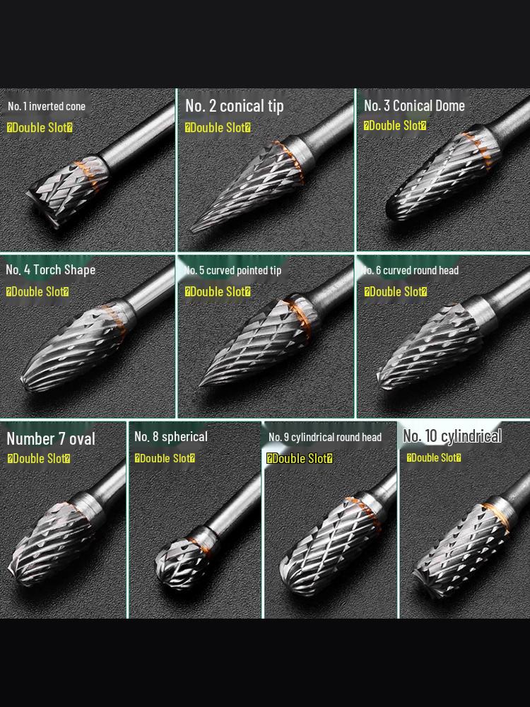 Mei NIT Tungsten Carbide Ball Head Rotary File Milling Cutter Grinder for Metal Chamfering