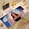 Singer LLisa Rosalia New Woman For PC Large MousePads Desk Gaming Mouse Pad Stitched Edges  Base Extended
