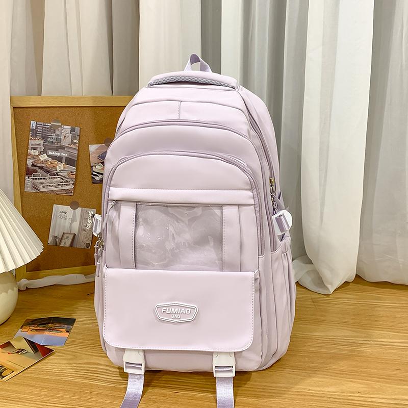 Школьный рюкзак для средней школы, женский, большой емкости