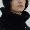 UNDERCONTROL STUDIO NECK WARMER / RIB / LAMBS Wool / BLACK