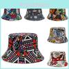 Floral Fisherman Printing Hat Outdoor Sun Protection Bucket Hat Fashion Gift