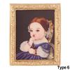 Scene Model Retro Frame Dolls Accessories Miniature Pictures Dollhouse Oil Painting Wall Mural