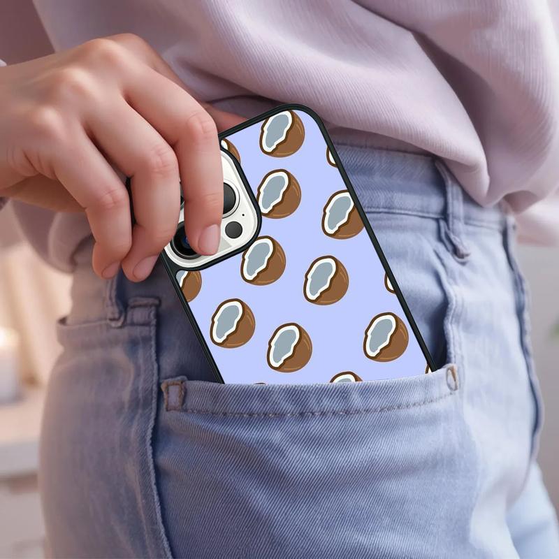Cute Fruit Patterned Phone Case For iPhone 17 Air 15 16e 14 13 Pro Max Coque 12 11 Pro Max PLUS cover