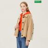  Benetton Knit Color Wool Coat Bacta2461 Bg