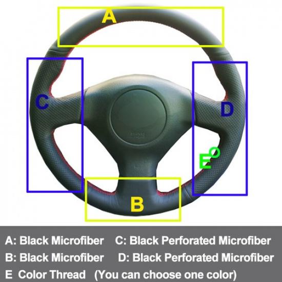 Чехол на руль своими руками для Subaru Forester 2005-2008 Impreza 05-07 (WRX STI)