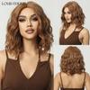Light Brown Blonde Wigs for Women T Part Lace Frontal Wigs Middle Part Hair for Daily Use Heat Resistant Fiber