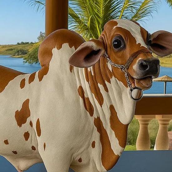 Диспенсер для ликера 2 л «Бык» Декантер для вина, водки, виски Контейнер для напитков из бразильского скота Бутылка-украшение для дома, кухни, бара