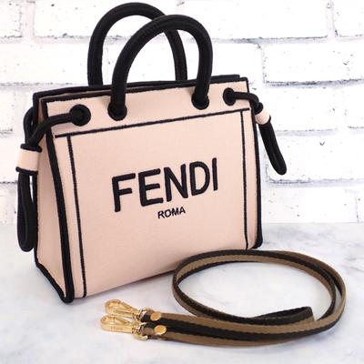 8BH380 2WAY Bag Pink Canvas Women