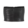 Urban Classics Womens/Ladies Synthetic Leather Bandeau Top