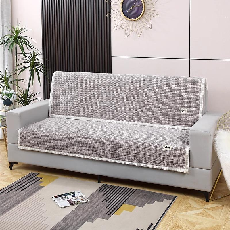 Минималистичная легкая роскошь осень и зима подушка для дивана зимняя утолщенная плюшевая подушка для сиденья нескользящая накидка на диван ткань полотенце скандинавский новый