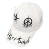 Fashion Hat Men's Korean Cap Trendy Hip Hop Hat Young Women's Versatile Sun Hat Trendy Street Black and White Baseball Cap