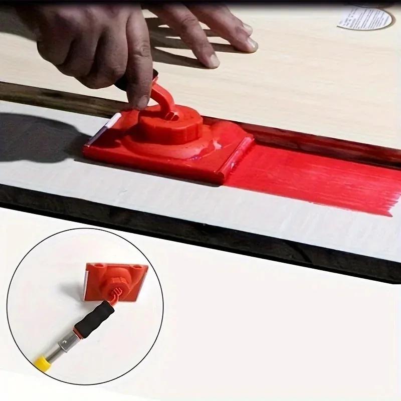Paint Edge Trimmer Applicator Tool With Rotatable Handle Adjustable Corner Ceilings Pad Painter Brush with Handle Brushes