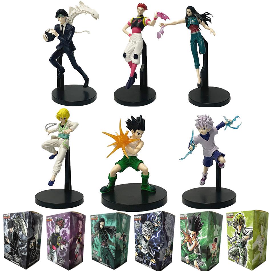 15-23 см Hunter x Hunter Хролло Люцифер Аниме Фигурка Хисока Фигурка Действия Killua Zoldyck Курапика Фигурка Коллекционная Модель Игрушка