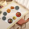 Kitchen Dining Table Rotating Tray Lazy Susans Non Skid Rotating Plate Helper